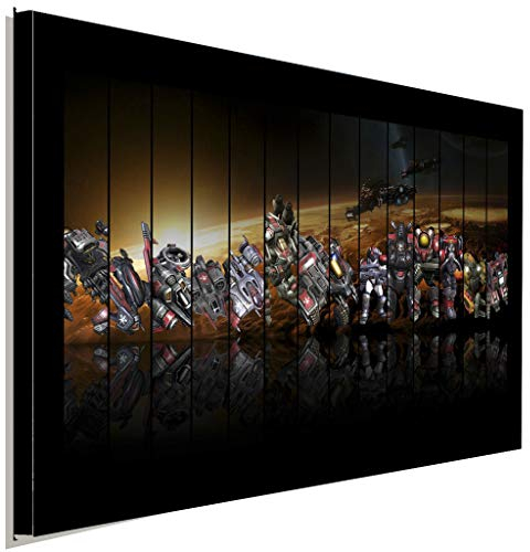 AK ART Starcraft Viking Leinwandbild Kunstdruck Wanddeko Wandbild Mehrfahrbig TOP XXL (40 x 30 cm)