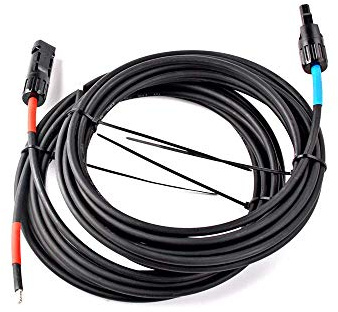WATTSTUNDE MVK6.10-6mm² Anschlusskabel Solarmodul zu Laderegler MC kompatible (10m, 6mm²)