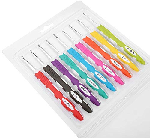 Häkelnadel-Set, langlebig Häkelnadel, Freundin für Anfänger Mutter(Plastic blister packaging)