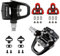 Venzo Kompatibel mit Shimano SPD-SL und Shimano SPD-System für Indoor-Fitness-Heimtrainer, Fahrradpedale und Stollen mit 9/16 Zoll Schwerlastspindeln, abgedichtetes Lager – Pedale