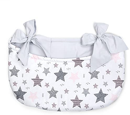 Amilian Betttasche zum Einhängen; Spielzeugtasche; Babybetttasche; Windelntasche; Spielzeughalter; Aufbewahrungstasche; Babybett Organizer für Kiderbett, Laufgitter, Kinderzimmer, Babybett; Design112