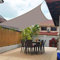 Hilftio Toldo Suspendido Ligeramente Impermeable 4x8m Anti-Humedad/Moho/Manchas Muebles de Jardin Baratos Tela por Metros Barata Piscina, Caqui