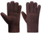 Harssidanzar Herren Leder handschuhe,Wildleder Lammfell Shearling Dicke Wolle Gefüttert Beheizte Warme Winter Kaltwetter Kleid Fahrhandschuhe KM043EU,Braun,Größe XL