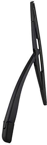 Tlilyy Escobillas + brazo limpiaparabrisas negro para bisel trasero de coche 307 SW/Estate