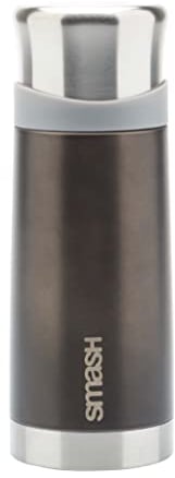 Smash Stainless Steel Flask 300ml, Black