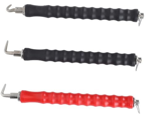Levemolo 3stücke Teiliges Stahlstäbe Wickelwerkzeug Drahtknoten- Für Befestigung Von Armierungen Baustellen Mit Ergonomischen Und Langlebigem Material