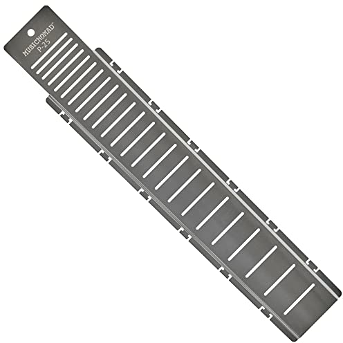 MusicNomad MN802 Fret Shield™ - Griffbrettschutzwerkzeug für Bundpolierarbeiten an Gitarren mit 25 Mensur