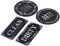 sourcing map Dishwasher Magnet Clean Dirty Sign Black-Black Double-sided Use for Dishwasher Washing Machine Refrigerator Clean Dirty Sign Indication 1set