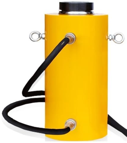 Hydraulic Jack, Double-acting 10 Ton/50/100T Split Jack, Can Be Used With Electric Synchronous Hydraulic Oil Pump SUNBING (Color : DYG50-125-stroke 125mm-50 tons)