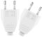 Oblinple 2 Stück Eurostecker Flach 250V 2.5A, Stromstecker Flacher, Schuko Flachstecker Euro Stecker Schukostecker Haushaltsstecker Dekostecker Netzstecker zum Einbau oder Austausch