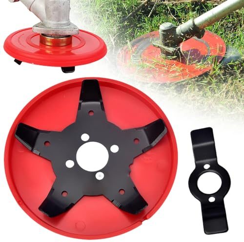 2024 New Tete Debroussailleuse Universelle,Dispositif de Désherbage,Accessoires pour Débroussailleuse,Fil d'acier Tête de Coupe de Gazon pour Tondeuse à Gazon (1 Pcs)