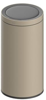 5five - poubelle automatique delta en métal beige 40l