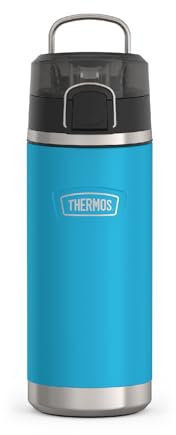 THERMOS ICON SERIES, Water Bottle with Spout - 18 Ounce, Dark Teal - Stainless Steel Vacuum Insulated Water Bottle with Lid