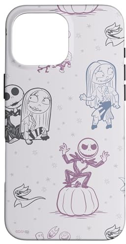Tim Burton's The Nightmare Before Christmas Jack and Sally Case for iPhone 16 Pro Max