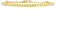 Sofia Milani - Damen Armband 925 Silber - vergoldet/golden - Kugel Anhänger - B0378
