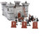 QOXEZY Mittelalterliches Schloss Spielzeug, Burgen Ritter Soldaten Modellbausatz, Figuren Spielzeug Spielset Kunststoff Basis Set Spielzeug, DIY Montiert Schloss Modell Set, Für Home Decor Ornamente