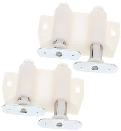 Warmhm 2stücke Magnetischer Schranktürverschluss Mit Automatischem Rückprall Drücken Sie Zum Öffnen Ersatz Für Schranktürverschluss Griffloses Design