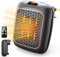 Plug in Heater, 1200W Fan Heaters for Home 2 Mode PTC Ceramic Heaters 1-12H Timer Overheating Protection w/Remote Control Electric Heater Energy Efficient BS Plug for Bedroom Office Kitchen