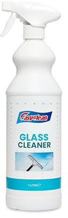 Easyclean Glass Cleaner Spray – 1 Litre Bottle | Powerful, Streak-Free Formula for Crystal Clear Windows, Mirrors, and Glass Surfaces | Ideal for Home, Office & Car Use (1)