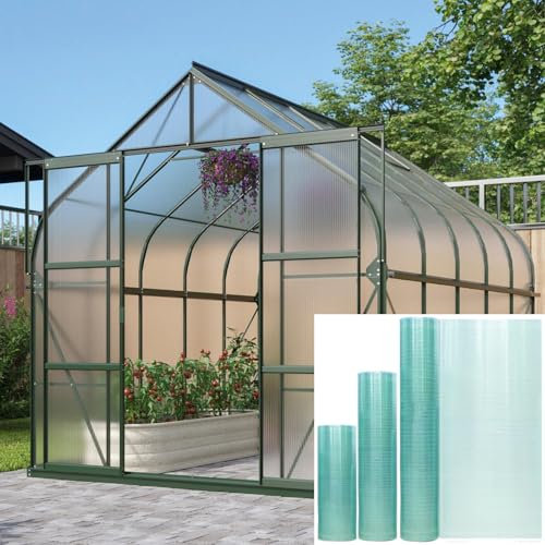 ARKCHIU Polycarbonate Roofing Panels,1.8mm Thick,Daylighting Glassfiber for Glass House Greenhouse Sunroom Canopy Balcony Pergola Clear,1.5x5m(5x16.4ft)