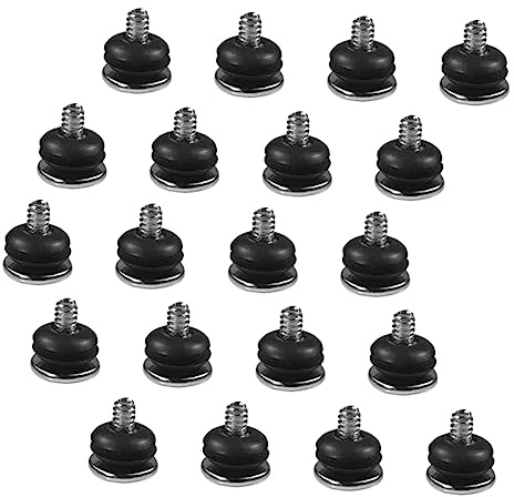 LALAFINA 20pcs Diy Mounting Screws Hard Drive Screw Rubber Ring for Accessories