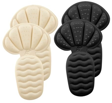 MOTHNUR 2pairs Fall Heel Pads for Shoes Wear-Resistant T-Shaped Heel Inserts Comfortable for Women