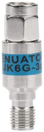 Flaroey 2W SMA Coaxial Attenuator DC-6GHz, SMA Male to Female Connector 50ohm Coaxial, for Telecommunications 30DB