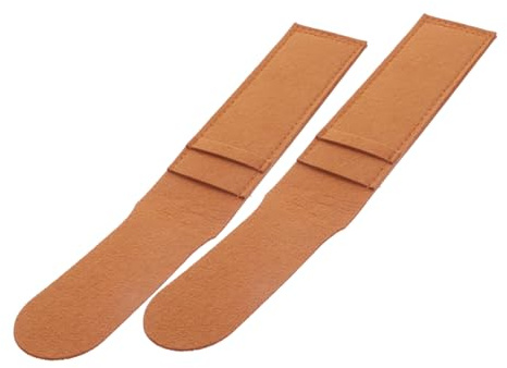 Gatuida 2 pezzi Custodie Portacoltelli in Pelle con Interno in Feltro Protettivo Organizer Compatto per Coltelli da Cucina e Strumenti da Taglio Borsa Compatta Portatile per Chef e Uso