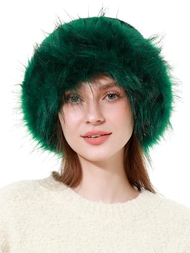 Soul Young Fellmütze Pelzmütze Damen mütze Wintermütze Faux Fuchs Pelz Warm Weich Leoparden Hut EINWEG Verpackung