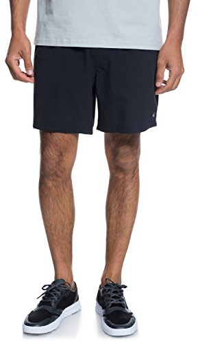 Quiksilver Herren Rapid TECH Walkshort Legere Shorts, schwarz, Mittel