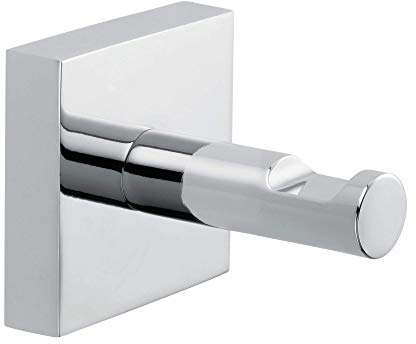 Tesa Ekkro Appendi Asciugamani A Barra, Metallo Cromato Lucido, Autoadesivo, Tecnologia di Montaggio Adesiva, 50mm x 645mm x 60mm