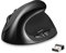 AURTEC Vertical Mouse, Rechargeable 2.4G Wireless Ergonomic Mice with USB Receiver, 6 Buttons and 3 Adjustable DPI 800/1200/1600, Black