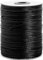Cordon de satin 100 mètres 2mm d'épaisseur Grande bobine Polyvalente noir