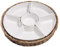 Table Passion - Service apéritif tressé 7 pièces 36 cm