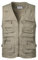 KTWOLEN Herren Outdoor Weste mit Multi-Taschened Anglerweste Jagd- und Angler Camping Wandern Weste Freizeit Ärmellos Jacke, Khaki, XXL