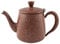 Café Olé Premium Tea Pot, 18/10 Stainless Steel, Red Granite Finish, 35oz, Stay Cool Hollow Handles, Perfect Pour Spout PT-035RG