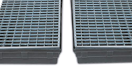 DENIOS® Gitterrost Made in Germany I Anti Rost Garantie 380 mm x 20 mm x 580 mm, auch passend zu 20 Liter Auffangwannen