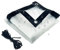 Lona Impermeable Lona Transparente Transparente con Ojales para Uso en Exteriores, Lona de PE Lona de plástico Plegable Resistente a la Intemperie con Cuerdas elásticas de 5 m (3x3m)