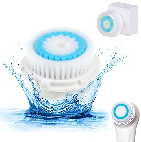 Ersatzköpfe für Clarisonic Mia-2 Ersatzbürsten Gesichtsbürste Ersatz-Reinigungsbürste Elektrische Ersatzköpfe für Mia, 2PCS Ersatzbürstenköpfe für Mia 2/Alpha Fit/Aria/Smart Profile/Radiance