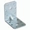 Bau Handwerker Service 24 | 20 Winkelverbinder 45x60x60mm mit Sicke, Schwerlast Metall Winkel für Holz, Ziegel und Beton, Lochwinkel, Bauwinkel mit Steg, Stahl Metallwinkel 90° Grad (20 Stück)