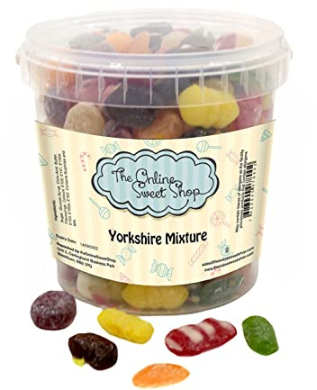 Yorkshire Mixtures Sweets Bucket Hard Boiled Sweets