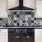 CREARREDA Pannello paraschizzi Cucina Adesivo da Parete Piastrelline Bianche e Nere 180_x_60_cm 100% Made in Italy con Inchiostro atossico, ignifugo e Resistente all'Acqua, 67136