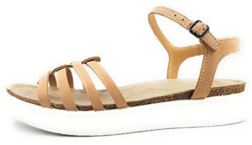 Ecco CORKSPHERE SANDAL Damen Sandale in Braun, Größe 40