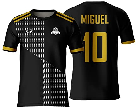 KALLPA SPORT Camiseta de fútbol personalizada. Niños y adultos. 100% sublimación. Solo Camiseta. Personaliza con tu nombre, escudo, número y sponsor. Varios Modelos. (MODELO 12)