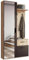 MINIO go for it - Flurgarderobe Schmal Alex I Flur Möbel 97cm Breit I Flurgarderoben mit Spiegel I Garderobenpaneel I Wandgarderobe mit Ablage und Schuhschrank I Artisan Eiche Schwarz