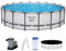Steel Pro Max™ Aufstellpool rund, 549 m x 132 m, Kartuschenfilter, Leiter, Abdeckplane
