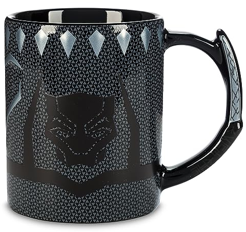 Disney Store Marvel Black Panther Farbwechsel-Tasse, Steingut, Tasse, Themen-Farbwechsel-Tasse, 473 ml
