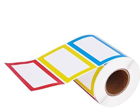 NAMOARLY 150pcs Self Adhesive Sticker Address Labels File Classification Water Bottle Labels Plain Tags Water Bottles Stickers Classification Label Sticker Plastic Bottle Name Office