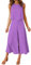 FANCYINN Donna 2 Pezzi Outfits Canotta Lunga di Base Camicia Pantaloni Lunghi a Vita Alta Tute Viola Lavanda XL