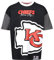 Recovered -NFL- Kansas City Chiefs 'Oversized' Cut and Sew T-Shirt Black 3XL